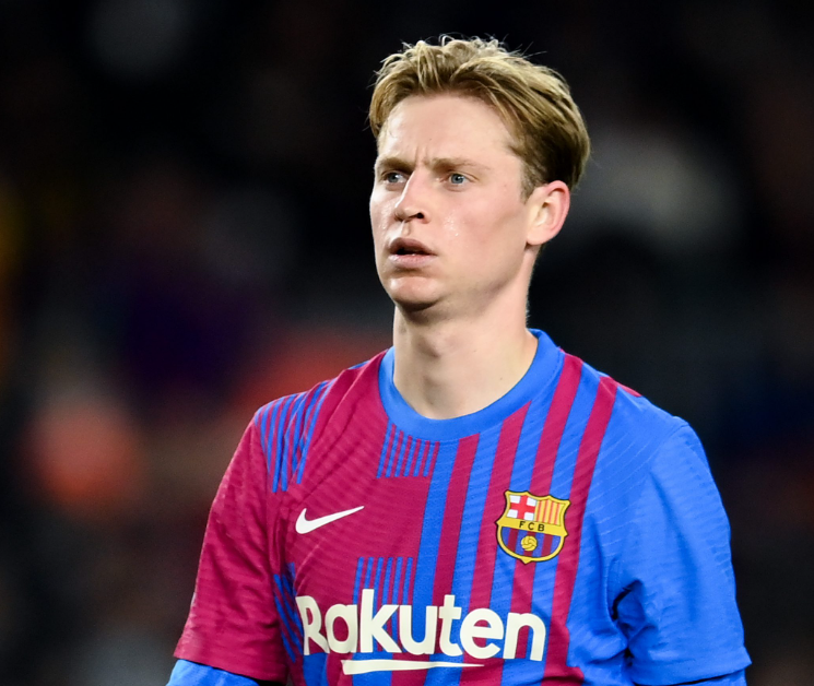 西甲第12輪巴薩客勝塞爾塔，德容紅牌離場后社交媒體表態(tài)